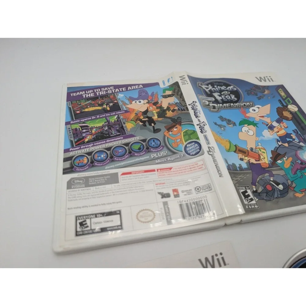 Disney Phineas & Ferb: 2nd Dimension Nintendo Wii Complete With Manual